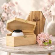 The Haven Memory Urn displayed in a peaceful home remembrance space
