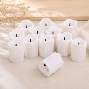 Gentle flame detail on the Soft Glow LED remembrance candles