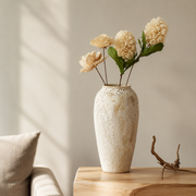 Alternate view of the timeless ceramic memorial vase